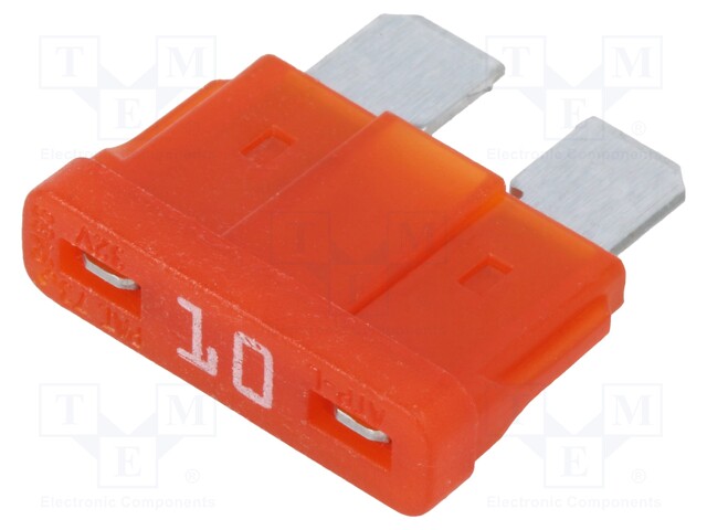 Fuse: fuse; 10A; 58VDC; automotive; 19.3mm; tin alloy