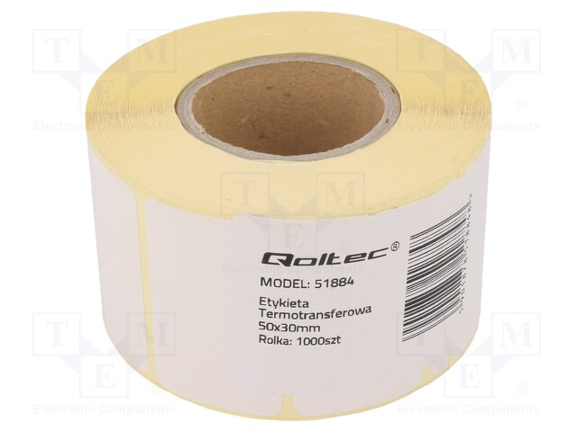 Label; white; Character colour: black; No.of labels: 1000pcs.