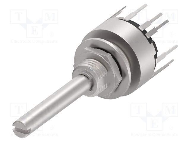 Switch: rotary; Pos: 12; 0.02A/20VDC; -20÷70°C; PCB; Rcont max: 30mΩ