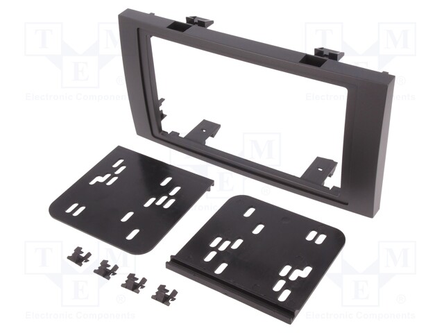 Radio mounting frame; Ford; 2 DIN; anthracite