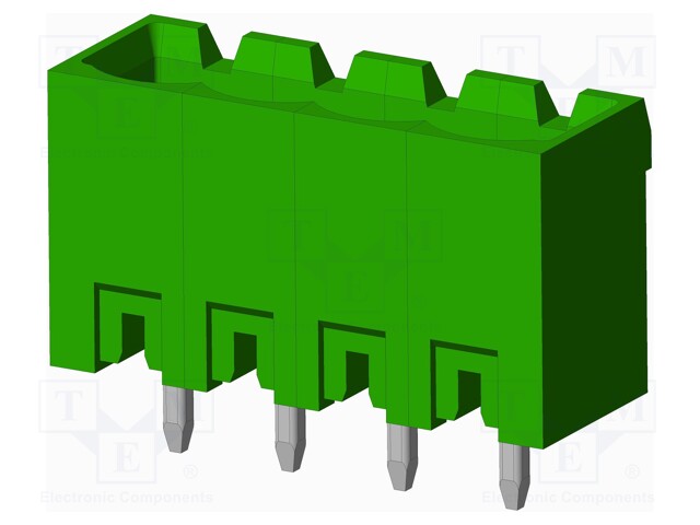 Connector: pluggable terminal block; socket; male; straight; THT