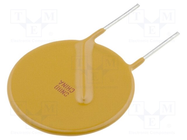 Fuse: PTC polymer; 3A; Pitch: 10mm