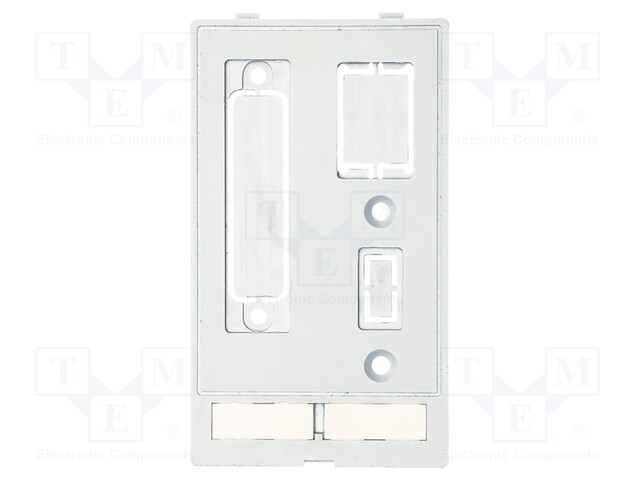 "plate  (USB;  RJ45;  SUB-D25)"