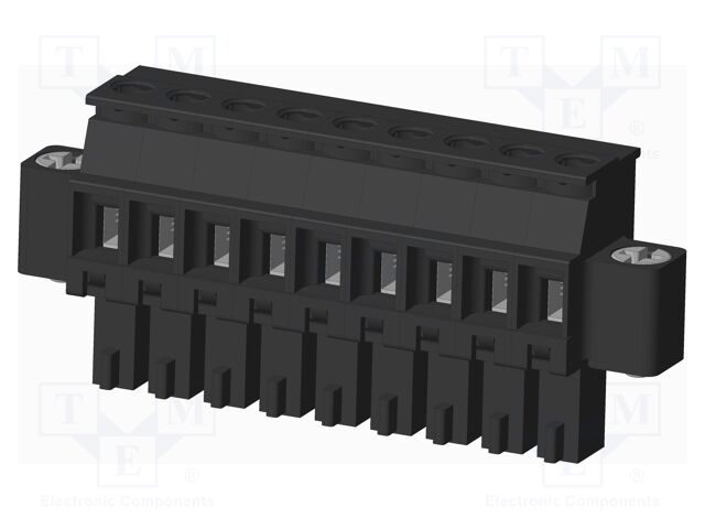 Connector: pluggable terminal block; plug; female; angled 90°