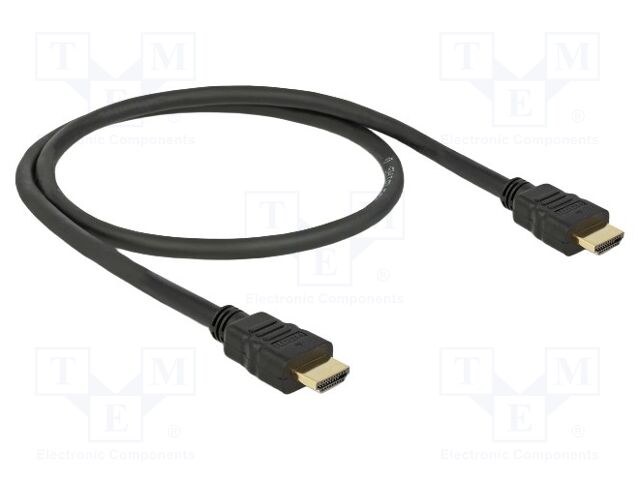 Cable; HDMI plug,both sides; HDMI 1.4,High Speed + Ethernet