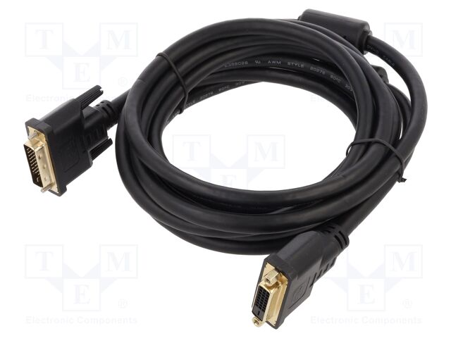 Cable; DVI-D (24+1) socket,DVI-D (24+1) plug; single link