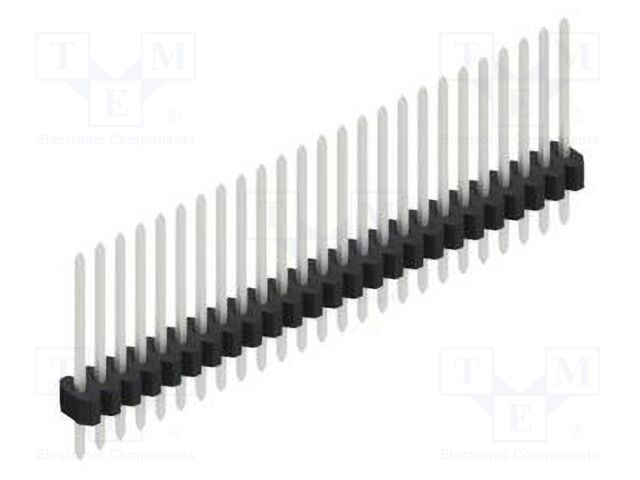 Connector: pin strips; pin header; male; PIN: 25; 1.27mm; THT; 1x25
