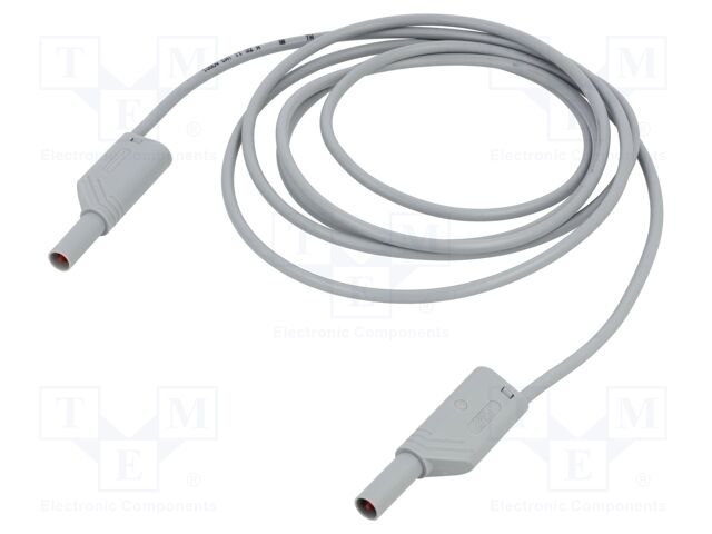 Test lead; 32A; banana plug with axial socket 4mm,both sides