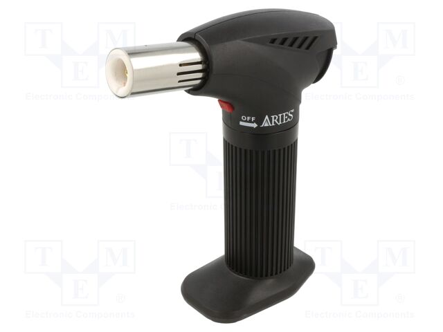 Burner: gas; 1300°C; 65ml; 60min; piezoelectric lighter