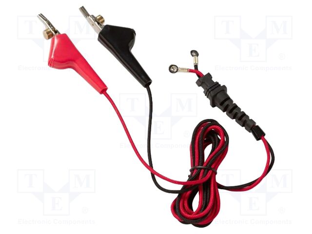 Test lead; black,red