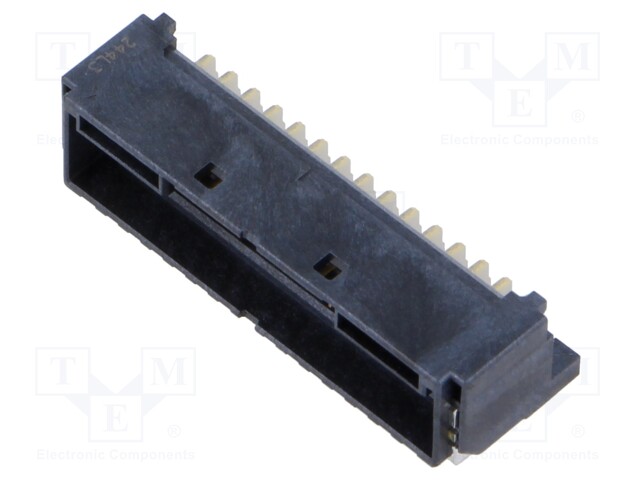Connector: wire-board; DF51K; horizontal; male; on PCBs; socket