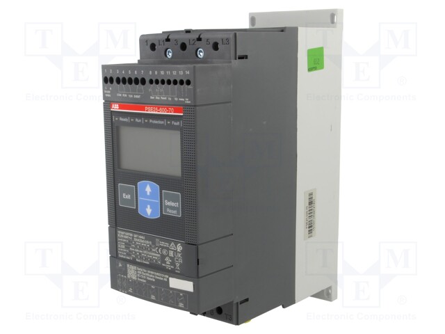 Module: soft-start; Usup: 208÷600VAC; DIN; 11kW; Ucntrl: 100÷250VAC