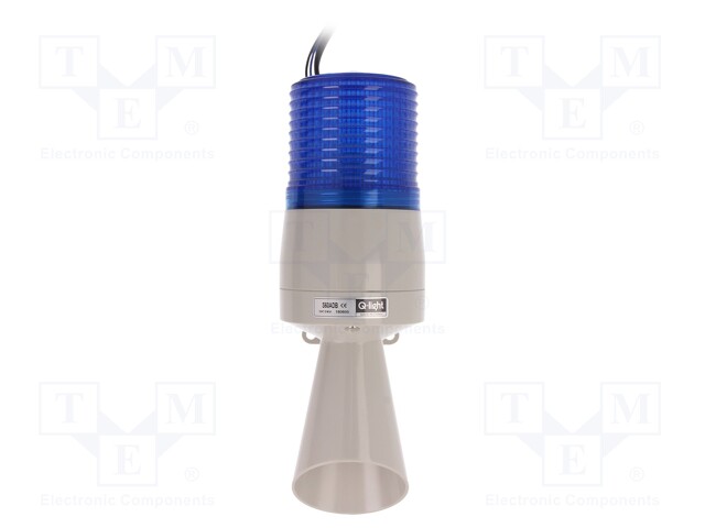 Signaller: lighting-sound; 24VDC; Colour: blue; IP54; -30÷50°C