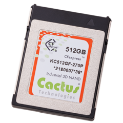 Industrial 3D NAND CFExpress, C-Temp (0-70C)