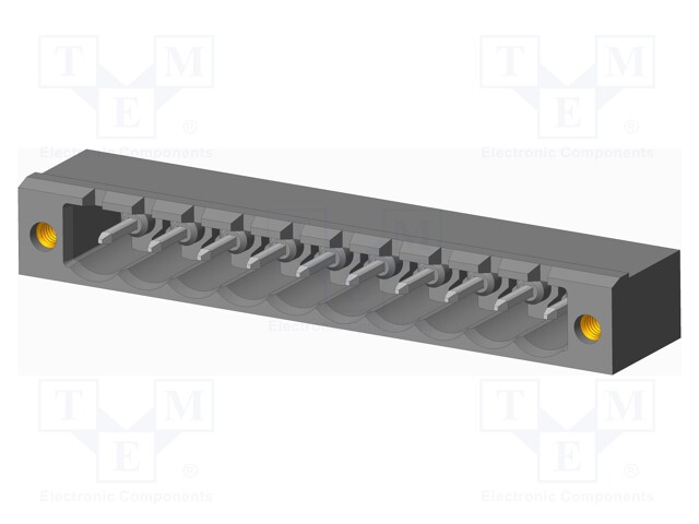 Connector: pluggable terminal block; socket; male; on PCBs