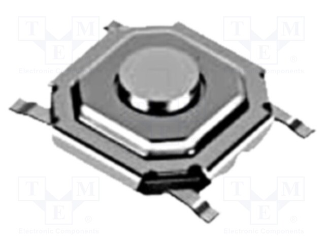 Microswitch TACT; SPST-NO; Pos: 2; 0.05A/12VDC; SMT; none; 1.57N