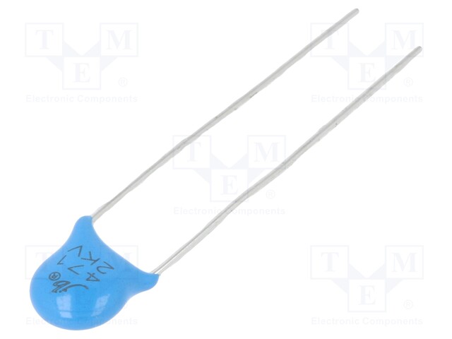 Capacitor: ceramic; 470pF; 2kVDC; Y5P; ±10%; 5mm