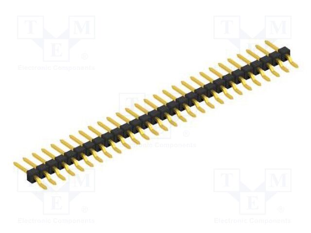 Connector: pin strips; pin header; male; PIN: 28; 2.54mm; SMT; 1x28