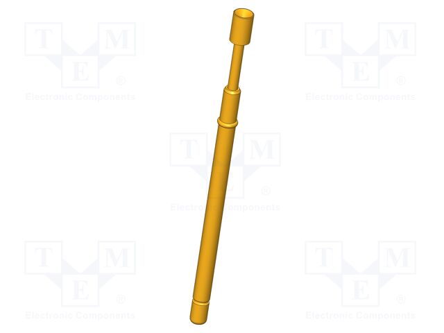 Test needle; Operational spring compression: 4mm; 8A; Ø: 2mm; 5N