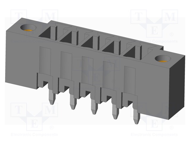 Connector: pluggable terminal block; socket; male; on PCBs