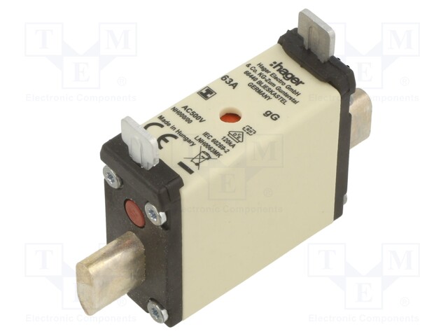 Fuse: fuse; gG; 63A; 500VAC; industrial; NH000