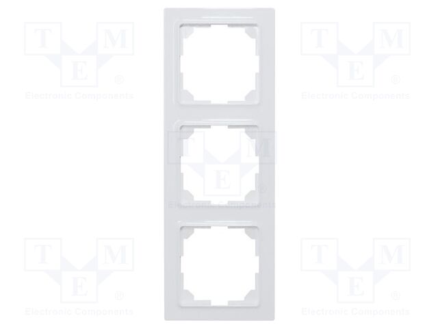 Mounting frame; intelligent house; E-Design55; Sockets: 3