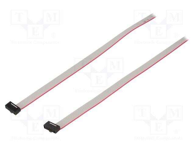 Ribbon cable with IDC connectors; Tape ph: 0.64mm; 457.2mm