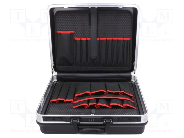 Suitcase: tool case; 465x410x200mm; ABS; 15kg