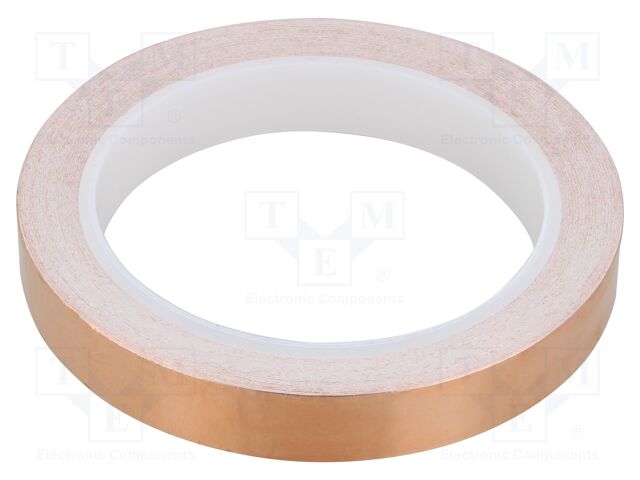 Tape: electrically conductive; W: 15mm; L: 16.5m; Thk: 0.066mm