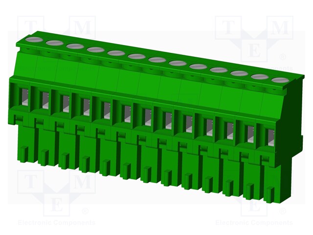 Connector: pluggable terminal block; plug; female; angled 90°