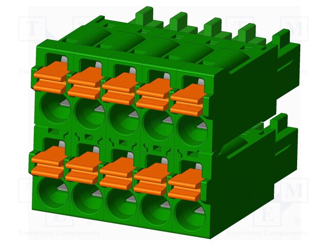 Connector: pluggable terminal block; plug; female; straight; 5.5A