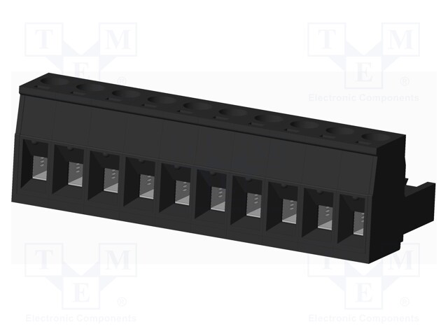 Connector: pluggable terminal block; plug; female; straight; 300V