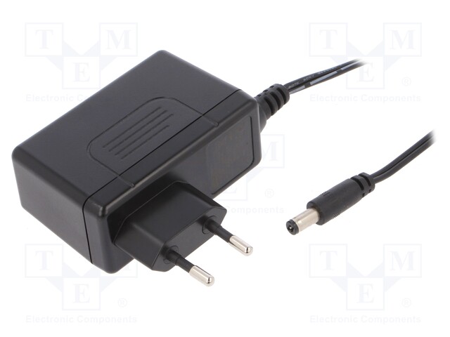 Power supply: switched-mode; 48VDC; 1.25A; Out: 5,5/2,1; 60W; 90%