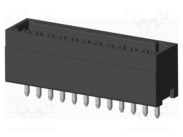 Connector: pluggable terminal block; socket; male; on PCBs