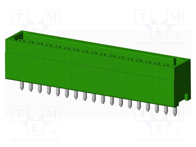 Connector: pluggable terminal block; socket; male; straight; THT