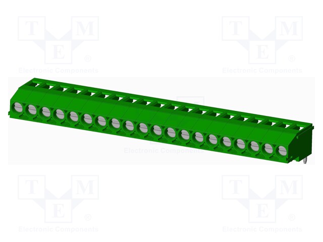 Connector: PCB terminal block; terminal; Plating: tinned; on PCBs