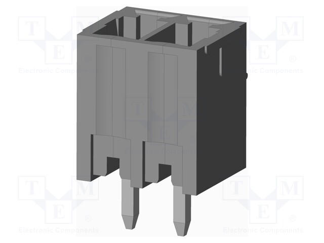 Connector: pluggable terminal block; socket; male; on PCBs