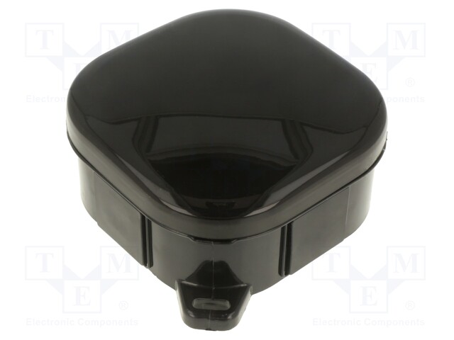 Enclosure: junction box; X: 92mm; Y: 92mm; Z: 44mm; IP54; black