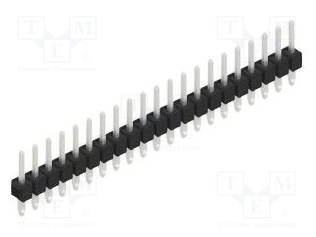 Connector: pin strips; pin header; male; PIN: 21; 2.54mm; THT; 1x21
