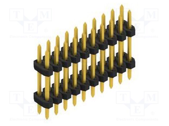 Connector: pin strips; pin header; male; PIN: 20; 2mm; THT; 2x10