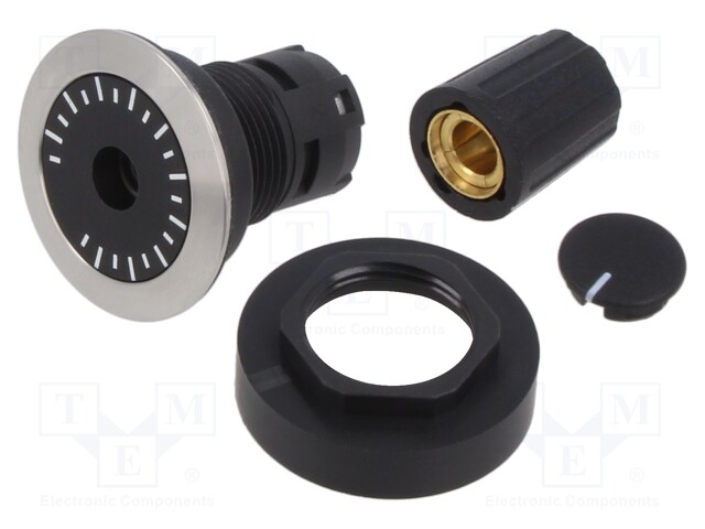 Switch: rotary; 22mm; IP65; Ø22.3mm; RONTRON-R-JUWEL