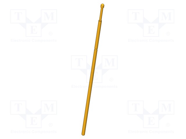 Needle-like test probe; Operational spring compression: 2mm