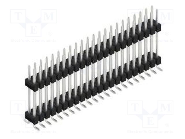 Connector: pin strips; pin header; male; PIN: 44; 2.54mm; SMT; 2x22