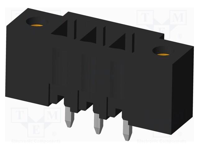 Connector: pluggable terminal block; socket; male; on PCBs