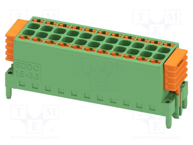 PCB direct plug, nominal cross section: 1.5 mm?, color: gree