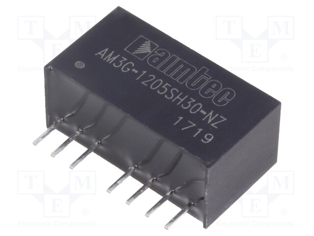 Converter: DC/DC; 3W; Uin: 9÷18V; 5VDC; Iout: 600mA; SIP8; 4.9g