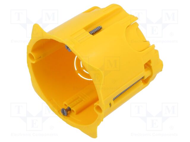 Enclosure: junction box; Ø: 67mm; Z: 60mm; plaster embedded; IP20