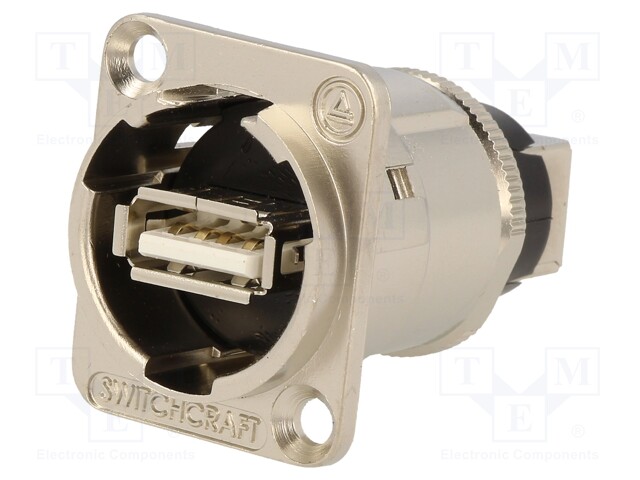 Adapter; USB A socket-front,USB B socket-back; EH; USB 2.0
