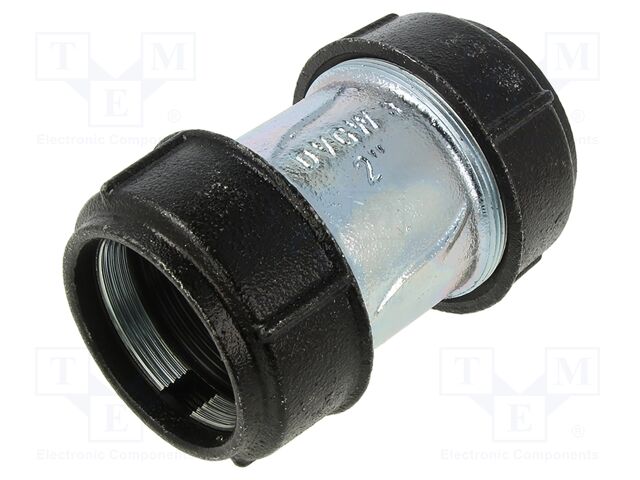 Splice terminal: pass through; 10bar; cast iron; QUICK; 2"