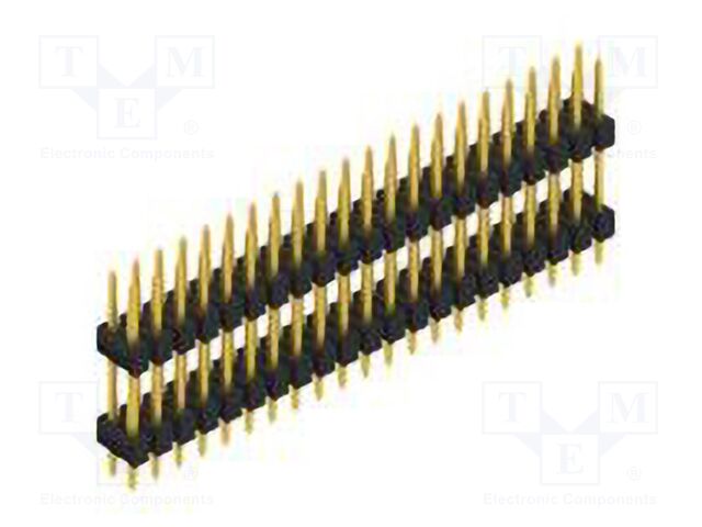 Connector: pin strips; pin header; male; PIN: 42; 2.54mm; THT; 2x21